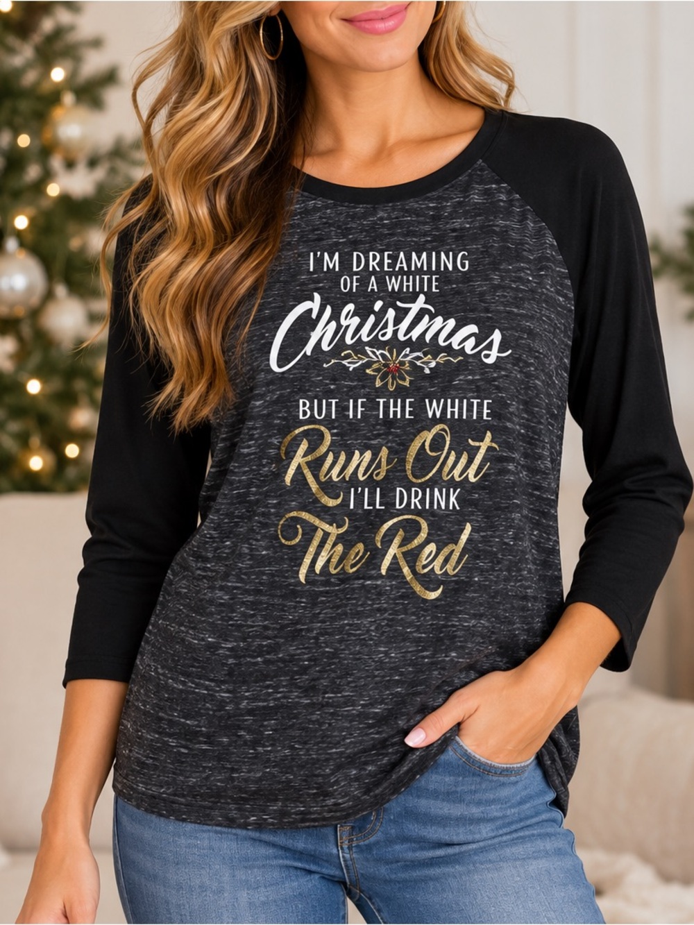 CanvasĀ Christmas Wine Shirt